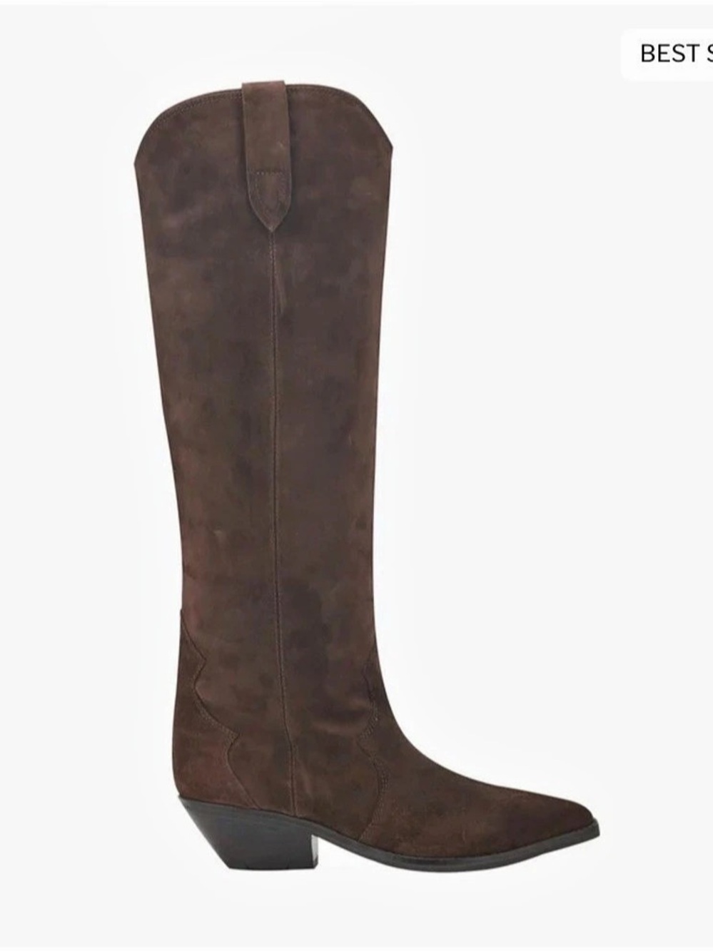 Marc Fisher Ander Suede Western Boot